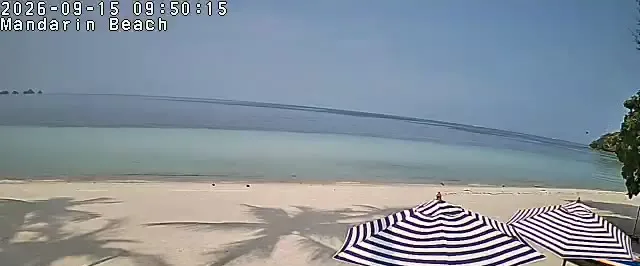 Supporting frame, Mandarin Beach Villa beachfront camera, Tue 15 Sep, 09:50-09:54 ICT
