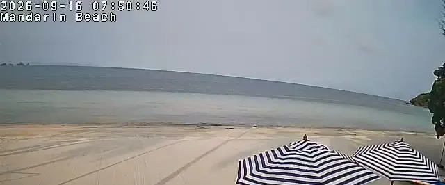 Supporting frame, Mandarin Beach Villa beachfront camera, Wed 16 Sep, 07:50-07:55 ICT