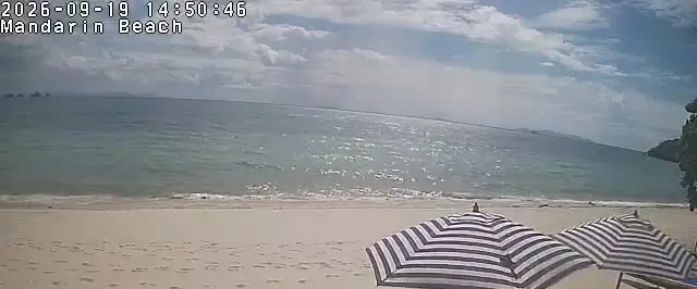 Supporting frame, Mandarin Beach Villa beachfront camera, Sat 19 Sep, 14:50-14:55 ICT