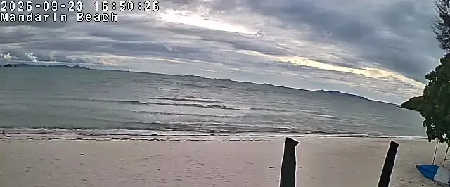 Supporting frame, Mandarin Beach Villa beachfront camera, Wed 23 Sep, 16:50-16:55 ICT