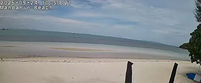Supporting frame, Mandarin Beach Villa beachfront camera, Thu 24 Sep, 10:50-10:54 ICT