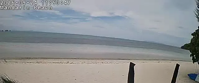 Supporting frame, Mandarin Beach Villa beachfront camera, Thu 24 Sep, 11:50-11:55 ICT