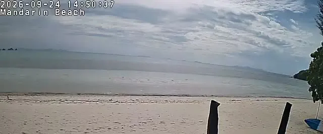 Supporting frame, Mandarin Beach Villa beachfront camera, Thu 24 Sep, 14:50-14:55 ICT