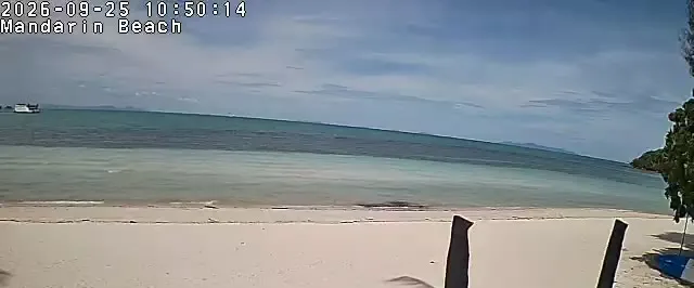 Supporting frame, Mandarin Beach Villa beachfront camera, Fri 25 Sep, 10:50-10:54 ICT