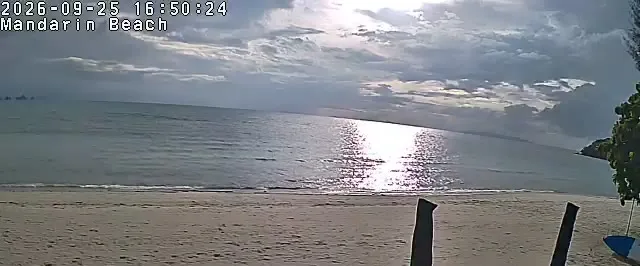Supporting frame, Mandarin Beach Villa beachfront camera, Fri 25 Sep, 16:50-16:54 ICT
