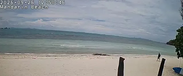 Supporting frame, Mandarin Beach Villa beachfront camera, Sat 26 Sep, 12:50-12:55 ICT